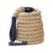 Perantlb Outdoor Climbing Rope for Fitness and Strength Training, Workout Gym Climbing Rope, 1.5'' in Diameter, Length Available: 8,10, 15, 20, 25, 30,40, 50 Feet 15 ft Without Hook