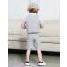 Mint Green 4pcs Baby Boy Gentleman Suit Set | Shirt, Bowtie, Waistcoat, Trousers, Hat | Size 3-4 Years Grey - Buy Online on GoSupps.com