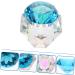POPETPOP 2 Pcs Nail Art Crystal Cup Glass Tumbler with Lid Glass Nail Dish Liquid Powder Dappen Dish Crystal Dappen Dish Liquid Containers Dish Cover White Crystal 5.5x5.5cmx2pcs Bluex2pcs - Buy Online on GoSupps.com