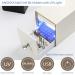 ANGNYA Nail Drill Bit Holder - Dust Proof Storage Box with UV Light | 48 Slots Organizer for Nail Drill Bits - White - Buy Online on GoSupps.com