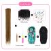 Handmade 24-Inch Dsoar Synthetic Dreadlock Extensions - 0.6cm Thin 20 Strand Crochet Hair for Hip-Hop Style - Color 27# - Buy Online on GoSupps.com