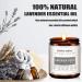 Lavender Candle - 7oz Soy Aromatherapy Candle | Long Lasting Scented Amber Jar | Perfect Gift for Women - Buy Online on GoSupps.com