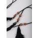 Boho Feather Headband Indian Hippie Gypsy Headpiece - Black Feather Tassel Headdress for Women and Girls - Festival Party Hair Accessories - Buy Online on GoSupps.com