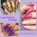 Lavender Violets 14g x 6 Colors Dip Powder White Nude Pink French Nail Art Manicure Large Capacity Dipping Powder Nail Powder Salon Choice J225 - Buy Online on GoSupps.com