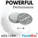 Buy AG3 LR41 Batteries 1.5V Alkaline Button Cell - 10 Count | Durable & Long-Lasting | Fast International Shipping - Buy Online on GoSupps.com