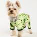 Dog Pajamas Kiwi Puppy Apparel Doggie Onesies Pet Clothes Cat Pjs for Small Dog Boy Girl X-Small Avocado