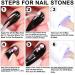 15ml Rhinestone Gel Adhesive with No Wipe Formula + 3 Brushes - Clear Resin for Nail Art & Jewelry Decoration - Buy Online on GoSupps.com