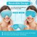 Reusable Gel Eye Mask for Puffy Eyes & Stress Relief - Hot Cold Beads - Blue - Buy Online on GoSupps.com