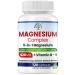 Magnesium Complex 420mg - 5 in 1 Magnesium Supplement with Glycinate Citrate Malate Oxide Taurinate + 30mg Vitamin B6 Magnesium Relaxation Sleep Muscle Energy & Heart Support Vegan 120 Capsules