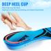 Orthotic Plantar Fasciitis Insoles for Heel Pain Relief - Heel Cup Inserts for Men & Women - Ideal for Standing All Day - Blue S (Men 6-7.5/Women 8-9.5) - Buy Online on GoSupps.com