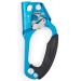 EPIC PEAK Right Hand Ascender - Strong Climbing Equipment with Ergonomic Rubber Handle and Steel Cam - Best Used with 8-12mm Rope - Sport Climber, Arborist, and Mountaineering Safety Tool with Decal