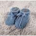 Royal Icon Baby Booties 0-3 Months - Warm & Safe Slippers for Baby Boys & Girls - Newborn Baby Boots Ri401 in Dusty Blue - Buy Online on GoSupps.com