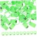 Beavorty 200 pcs Racing Digital Indoor Bands Identification Clip- Plastic Band Chick Pigeon Bird Leg 1X1X0.8CMx2pcs Greenx2pcs