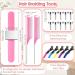 19-Piece Wooden Hair Braid Rack Set with Clips and Comb - Hair Braiding Tools Kit for Easy Styling - Buy Online on GoSupps.com