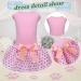Cute Dog Wedding Dress Shirts Set for Small & Medium Pets | Roll Collar, Breathable, Birthday & Holiday Apparel (Pink+Purple, Large) - 2 Pieces - Buy Online on GoSupps.com