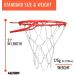 Ultra Sporting Goods Heavy Duty Basketball Net - All Weather Anti Whip, Fits Standard Indoor/Outdoor Rims - 12 Loop (Metal Chain) - Buy Online on GoSupps.com