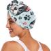 Dog Footprints Hair Towel 2 Pack - Super Absorbent Quick Dry Hair Turbans for Women & Girls | Ideal for Fast Drying - Buy Online on GoSupps.com