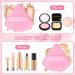 Prousky 6-Piece Dark Pink Triangle Makeup Powder Puffs - Soft Velour Puff for Pressed and Loose Powder, Ideal for Face Foundation and Mineral Makeup Application - Buy Online on GoSupps.com