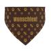 printplanet - Dog scarf with name or text - Scarf for dogs - Layout logo pattern - Size L Size L Logo pattern