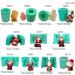 Christmas Silicone Candle Mold Santa Claus 3D Soap Mold Aroma Candle Plaster Mold Chocolate Mold Christmas Home Decor Santa Mold Silicone Chocolate Soap 3d S0098 - Buy Online on GoSupps.com