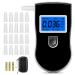 Alcohol Breathalyzer, Professional Grade Accuracy Alcohol Breath Tester for BAC Testing, Portable Blood Alcohol Tester with 20 Mouthpieces & Digital Blue LCD Display for Personal Home Use Black