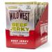 Wild West Beef Jerky 12 x 25g Jalapeno Beef Beef Jerky high protein dried meat Protein Snack Jalapeno 25 g (pack of 12)