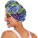 Buy Super Absorbent Blueberries Hair Towels 2 Pack - Quick Dry Hair Turbans for Women & Girls - Buy Online on GoSupps.com