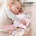 Baby Teether Towel Security Blanket - Cute Rabbit Soothing Plush Toy for Boys & Girls | Infant Lovey Gift | Soft & Comfortable - Buy Online on GoSupps.com