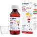 Dr. Talbot's Pain + Fever Relief Liquid Medicine with Natural Ingredients for Children, Includes Syringe, Grape Juice Flavor, 4 Fl Oz