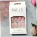 1 Set Press On Nails French Square Fake Nails Full Cover Short Press On Nails Reusable Short Nails Press On Cute Press On Nails Set Beauty Supplies - Buy Online on GoSupps.com
