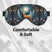 Xmas Gift Deer Print Unisex Eye Mask | Soft Comfort Sleep Shade for Travel Yoga & Shift Work - Buy Online on GoSupps.com