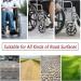 Wheelchair Wheels Wheelchair Front Castor 6 Inch Rubber Wheelchair Front Wheels Universal Wheelchair Replacement Parts - Buy Online on GoSupps.com
