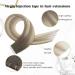 Shop Moresoo Virgin Hair Tape Extensions - Real Hair Invisible Brown to Ash Blonde 35cm 10g 5 Pieces - Premium Quality - Buy Online on GoSupps.com