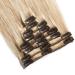Premium Clip In Extensions - Real Remy Hair 8 Wefts 18 Clips 45cm 70g - Light Ash Blonde (#18/613) - International Shipping Available - Buy Online on GoSupps.com