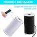 Coopay 200 Yards Length 1/4 Width Elastic Cord, 2 Rolls - 100 Yards/Roll, Heavy Stretch Elastic Spool Knit for Sewing, Black and White 1/4 Inch - Buy Online on GoSupps.com