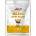 Certified USDA Organic Onion Flakes - 2 LB - Gluten Free, Vegan, Non-GMO - Resealable Zip Lock Pouch - By Jai Ho