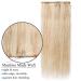 Elailite Clip-In Hair Extensions - 18 Clips Real Hair Balayage Set 20cm 45g #18/613 Ash Blond & Bleached Blonde - Buy Online on GoSupps.com