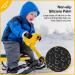 Aotow Kids Winter Bicycle Gloves - Touchscreen Warm & Windproof Fleece for Ages 4-12 Anti-Slip Design - Black XL - Buy Online on GoSupps.com