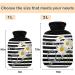 NAANLE 2L Musical Daisy Hot Water Bottle Large Transparent Bottle for Menstrual Cramps Pain Relief & Heat Therapy - Buy Online on GoSupps.com