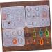 Operitacx 1pc Eardrop DIY Jewelry Home White Creative Epoxy Silicone Studio for Pendant Making Crystal Mold White 15x12.3x0.7cm - Buy Online on GoSupps.com