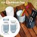 4 in 1 Portable Travel Toothbrush Holder - Multifunctional Toothbrush Cup & Case for Family Business School | Blue - Buy Online on GoSupps.com