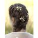 Vintage Crystal Leaf Bridal Hair Pins - Pack of 3 (Gold) | Wedding Party Hair Accessories - Buy Online on GoSupps.com