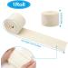 Elastic Tubular Support Bandage - Large Knee & Medium Thigh Cotton Spandex White (6.25cmx10m) - Buy Online on GoSupps.com