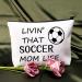 BDPWSS Soccer Makeup Bag Soccer Lover Gift Soccer Mom Inspirational Gift Soccer Player Gift Living That Soccer Mom Life Zipper Pouch Mom life soccer - Buy Online on GoSupps.com