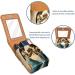 Buy Leather Lipstick Case Organizer with Mirror | Ancient Egyptian Retro Mini Lipstick Holder - Shop Internationally - Buy Online on GoSupps.com