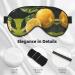 Lemon Fruit Print Double-Sided Eye Mask | Soft Light Blocking Sleep Enhancer | International Shipping Available - Buy Online on GoSupps.com