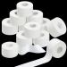 12 Rolls 32.8 Feet Athletic Sports Tape Pre Wrap Very Strong Tape Easy Tear No Sticky Residue Tape for Fingers Ankles Wrist Injury Wrap  Football Baseball Hockey Soccer Gymnastics (1.5 in  White) 1.5 In White