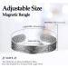 Jecanori Copper Magnetic Bracelet for Men Women - Tree of Life Design - Adjustable Size Cuff Bangle with 6pcs Strong Magnets - Includes Jewelry Gift Box - A-silver - Buy Online on GoSupps.com