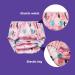 BISENKID 6 Pack Waterproof Plastic Pants for Toddlers | Potty Training Diaper Covers 3T Girls | Good Elastic & Breathable Design | 6 Count - Buy Online on GoSupps.com