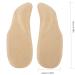 NOLITOY Orthotic Insoles for Heels - Arch Support Gel Insoles for Women & Kids | Cushioned Plantar Support - Buy Online on GoSupps.com